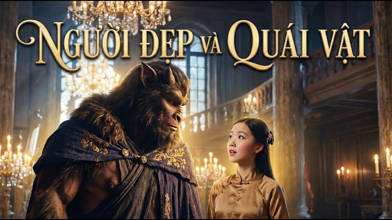 Truyện cổ tích Người Đẹp và Quái Vật - Tình yêu chân thành hóa giải lời nguyền - Huyền Ảo Cổ Tích 3D