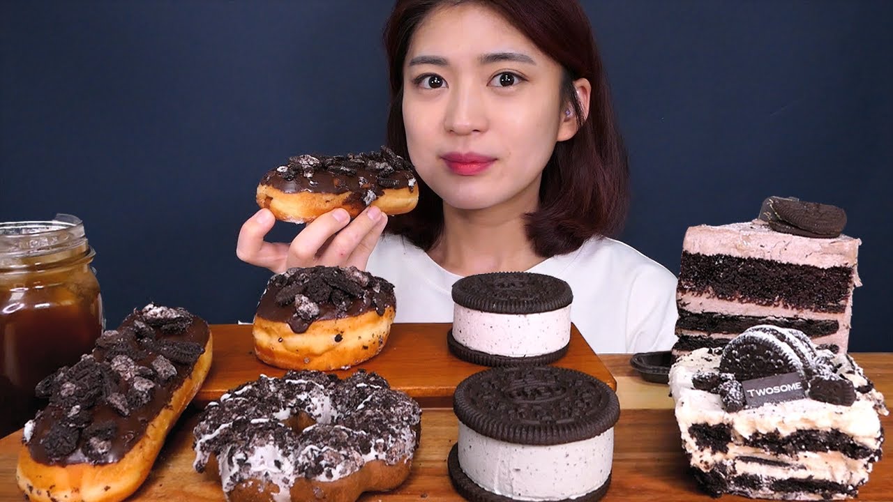 [ASMR] 세상에 존재하는 오레오 디저트 싹쓸이!🥰 오레오쿠키, 오레오케이크, 투썸케이크 리얼사운드 먹방 OREO Dessert Realsoud Mukbang