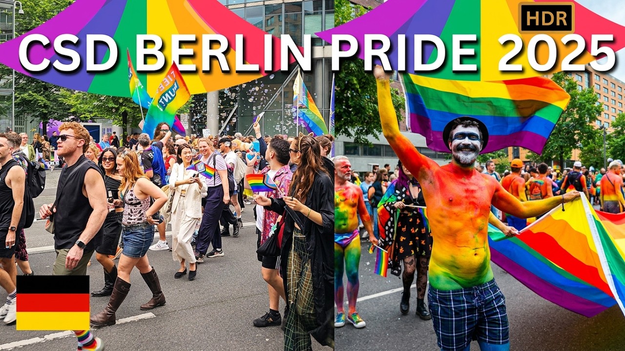 🌈 CSD Berlin Parade 2025  HDR Short Clip  “Never Silent Again” 🌈
