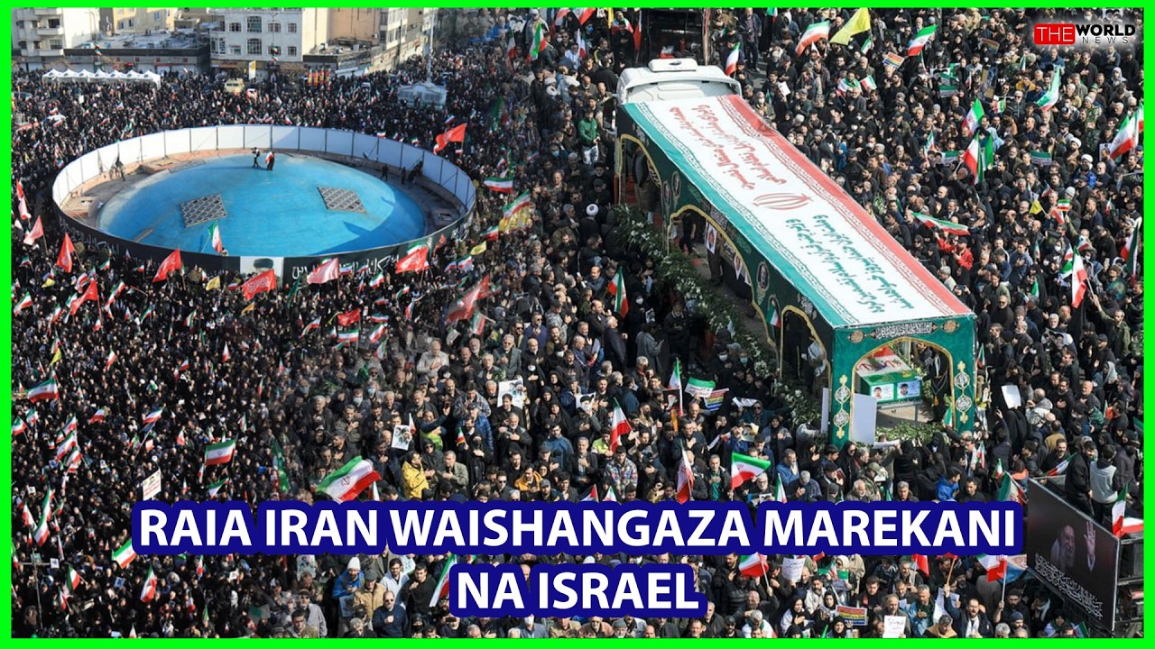 RAIA IRAN WASIMAMA NA SERIKALI YAO KUPINGA UVAMIZI WA MAREKANI NA ISRAEL|MAREKANI NA ISRAEL WAPAGAWA