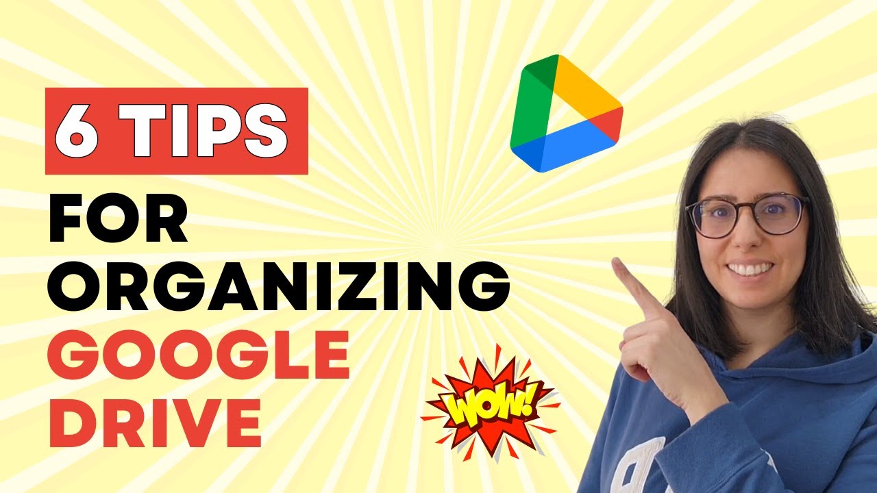 6 Tips for ORGANIZING GOOGLE DRIVE (for teachers & all Google Drive users)