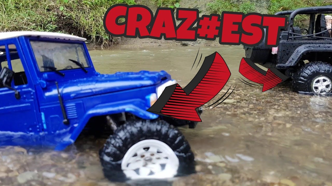EXTREME Waterproof Test! WPL C24-1 and C34 - Best RC Crawler