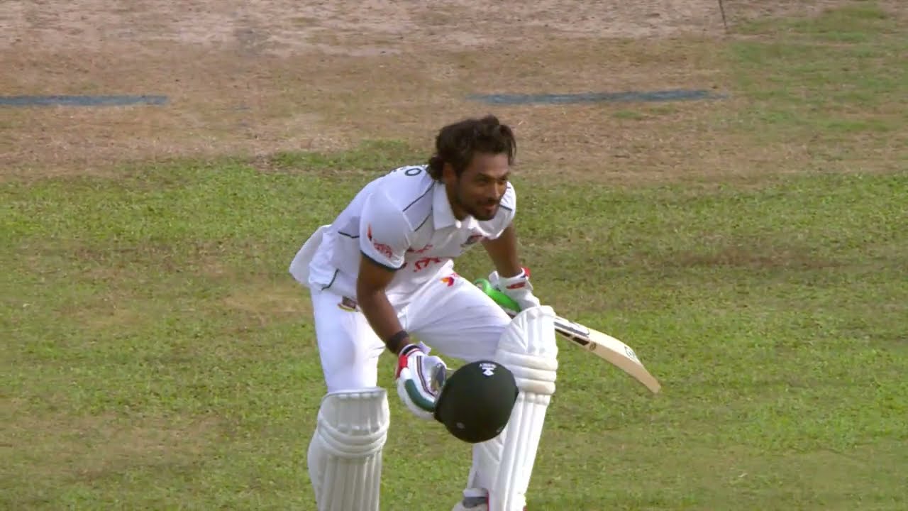 Najmul Hossain Shanto's Unbeaten Ton | 1st Test Day 1 | Sri Lanka vs Bangladesh