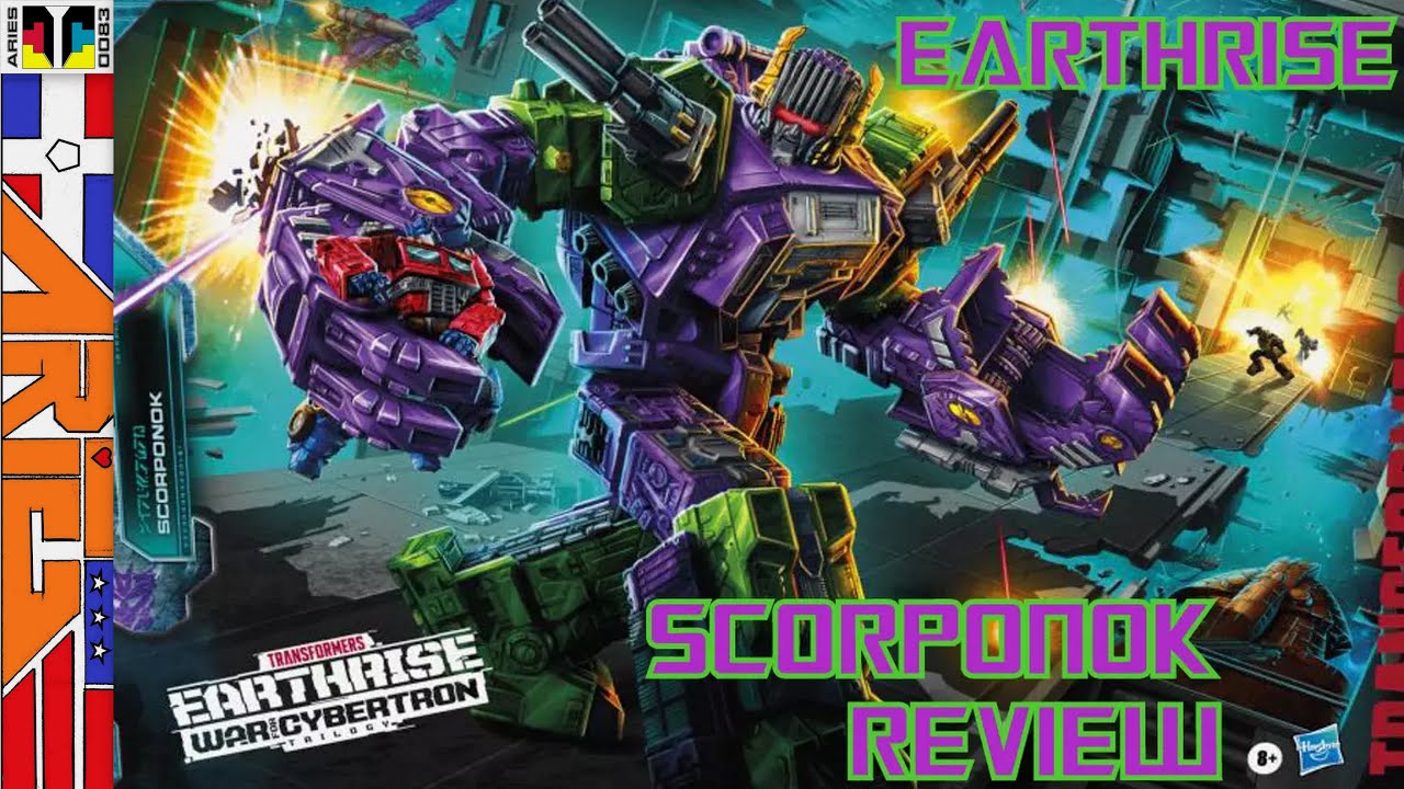 S8 E08 Scorponok (Titan) - Transformers War For Cybertron Earthrise Titan Class Figure Review