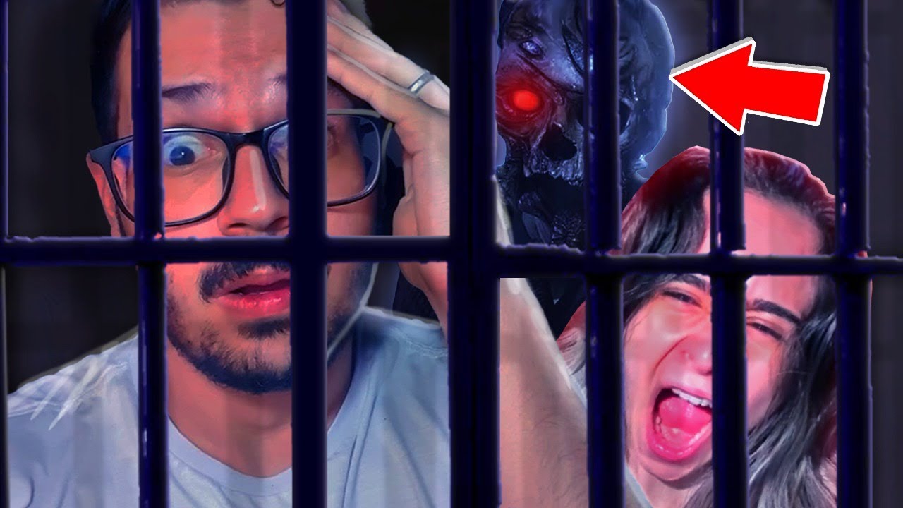 EU FUI PRESO COM UM FANTASMA E MINHA MELHOR AMIGA | PHASMOPHOBIA