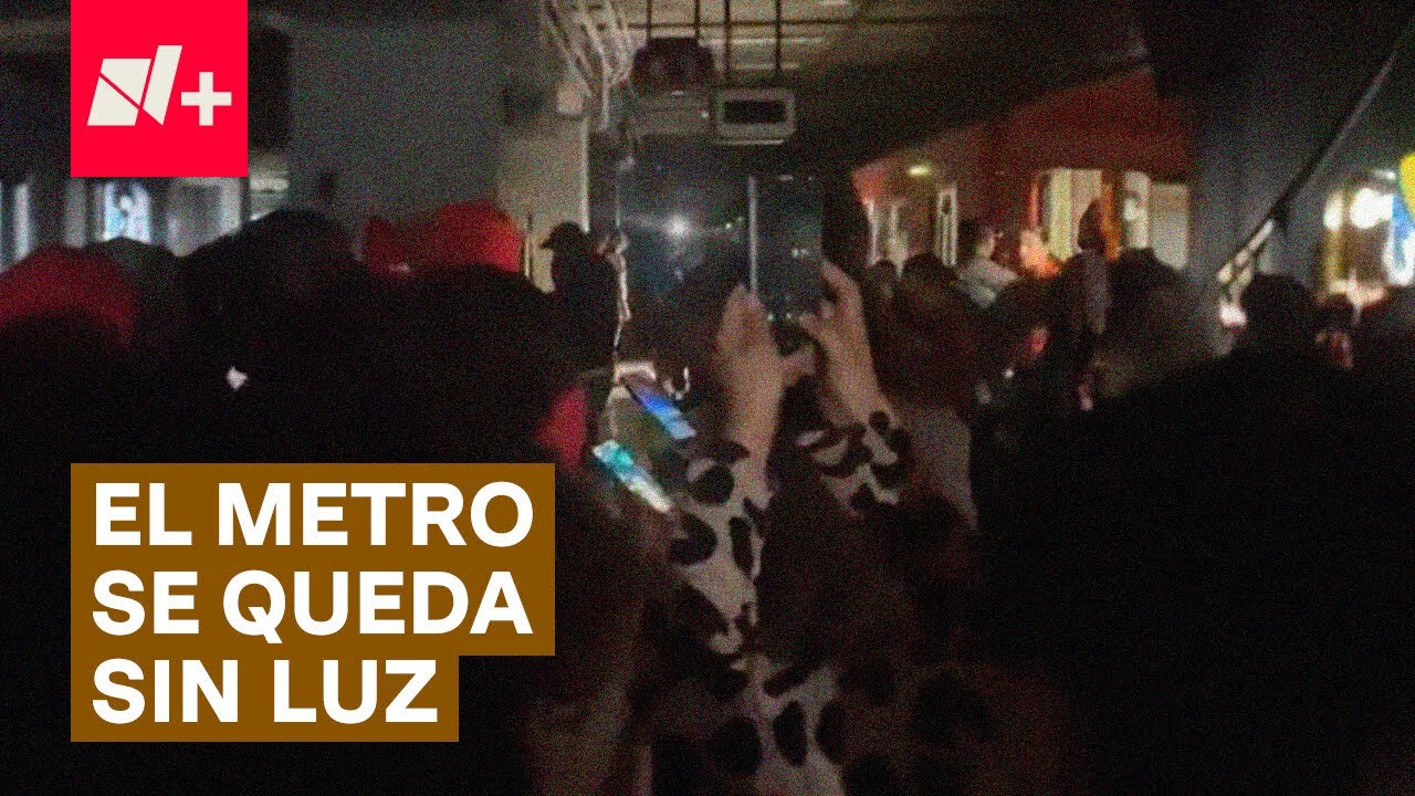 Caos en la línea 9 del Metro de la Ciudad de México - N+ #Shorts
