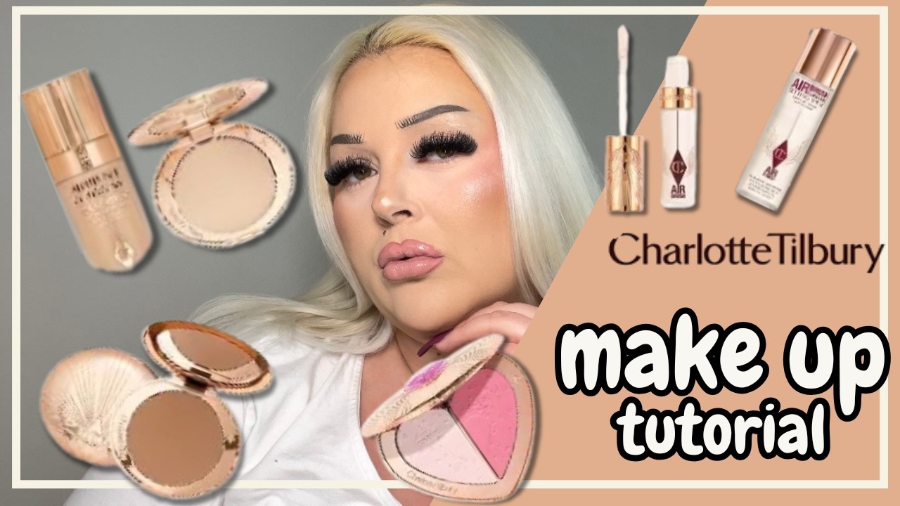 CHARLOTTE TILBURY FULL FACE 💄 Lohnt sich | Glow Up Tutorial #nnbeautytwins