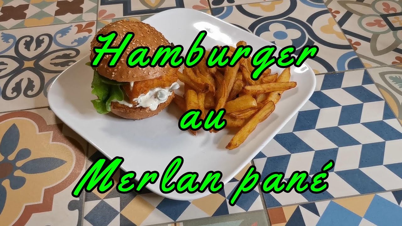 Hamburger au merlan pan&eacute;, sans gluten #recette Fried Whiting Burger, gluten-free #recipe