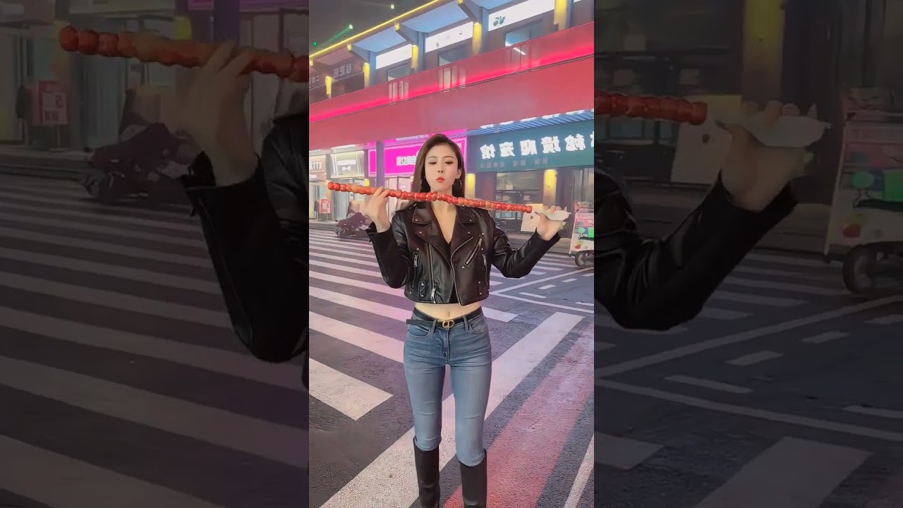 Boom Boom TikTok Challenge  Chinese Girl Street Fashion #Shorts #1619