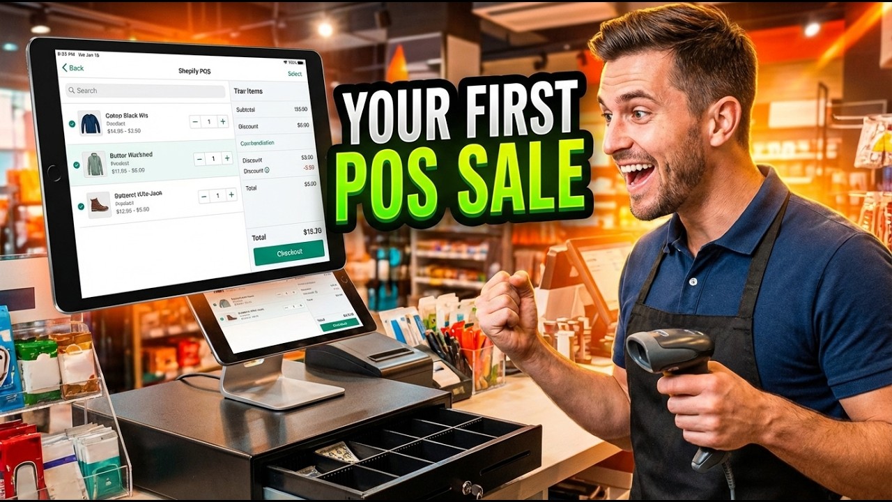 Shopify POS Terminal: Advanced Pre-checkout Workflow &ndash; Barcode Scanning, Custom Products & More