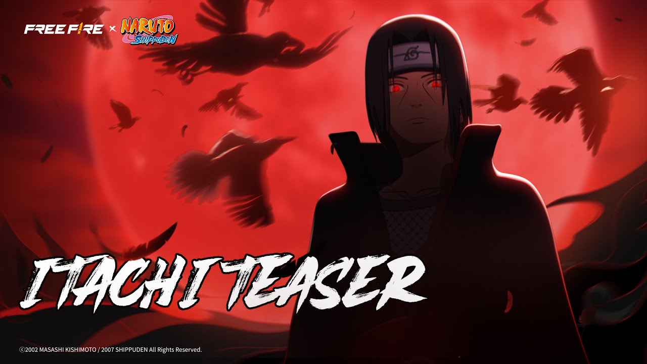 Itachi Teaser | Dark Crows Descend​ | Free Fire x NARUTO SHIPPUDEN | Free Fire Official
