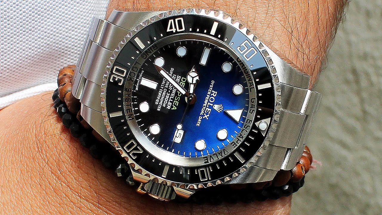 Роскошные часы Rolex Deepsea Sea-Dweller D-Blue 116660 – James Cameron Edition