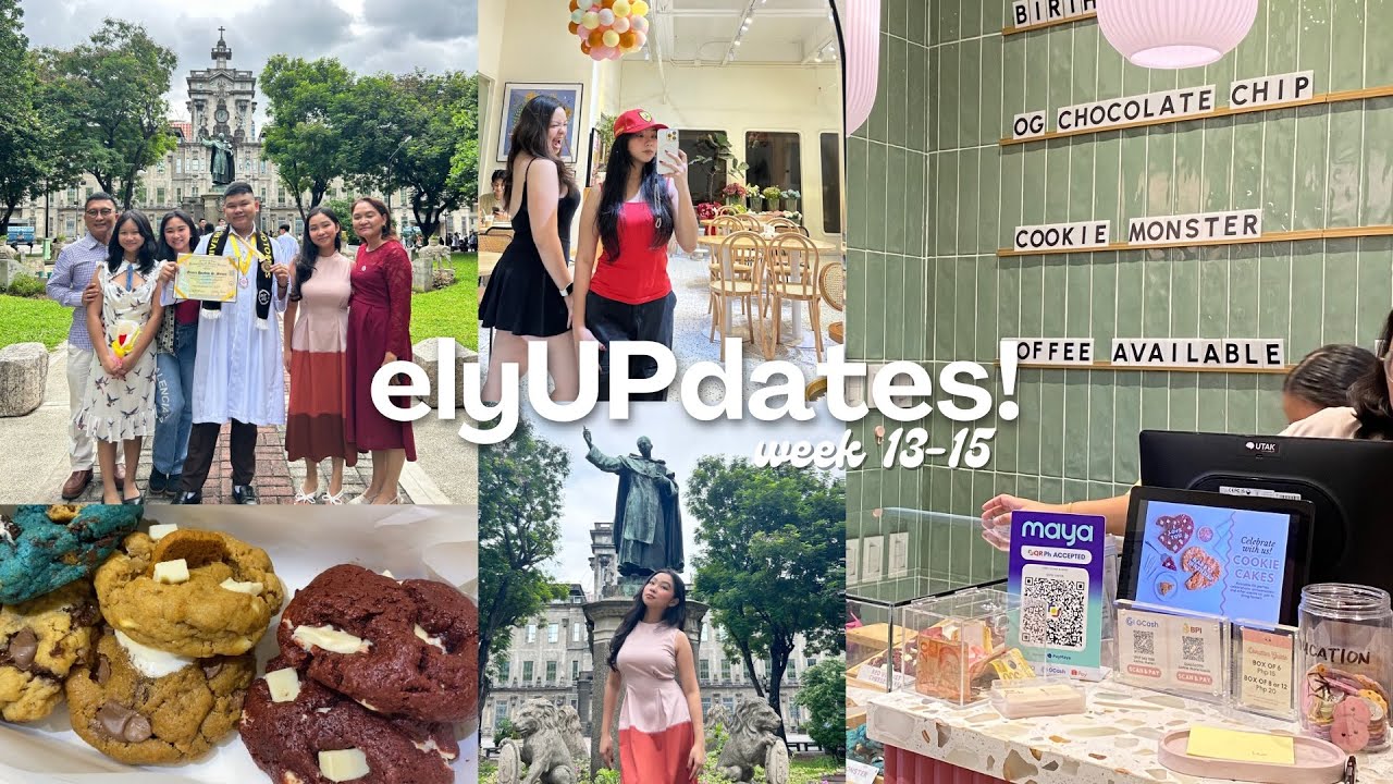 ⋆౨ৎ˚⟡˖ ࣪ Week 13-15: quick break! (cafe hopping 🍰, bro's grad 🎓, spending time with hs friends 👯)