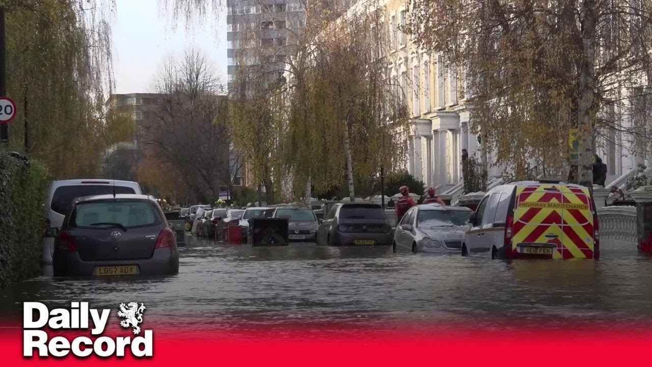 More than 300 flood warnings in place after heavy rain hits the UK