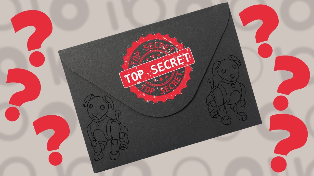 aibo ERS 1000's MYSTERY LETTER??