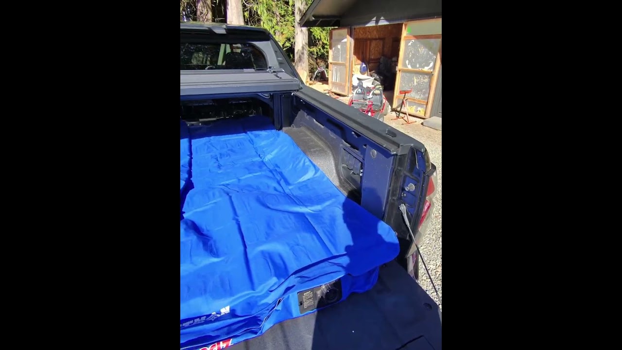 8 foot long Truck Bed Mattress for Chevy Silverado EV RST - The Ultimate Camping Machine