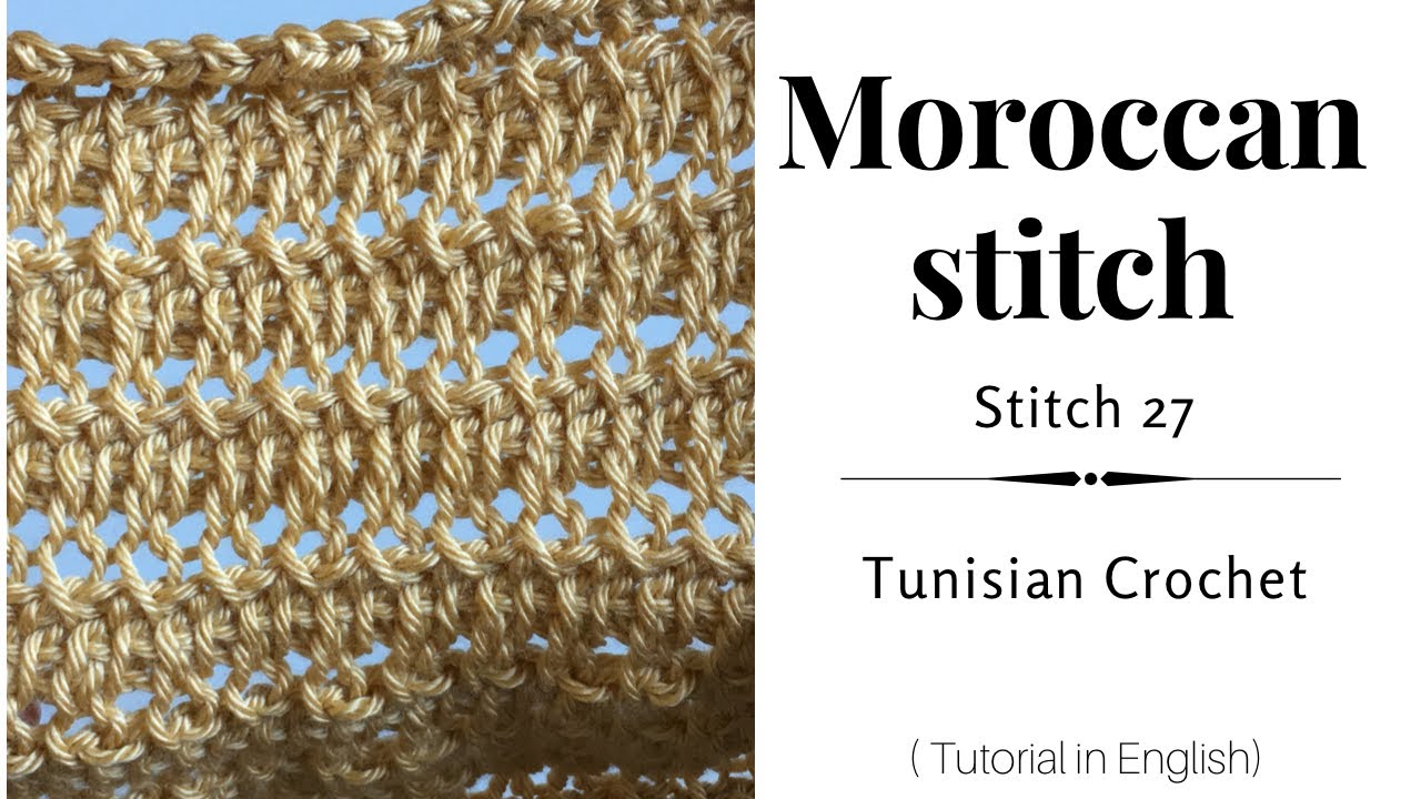 Stitch #27, Moroccan Stitch