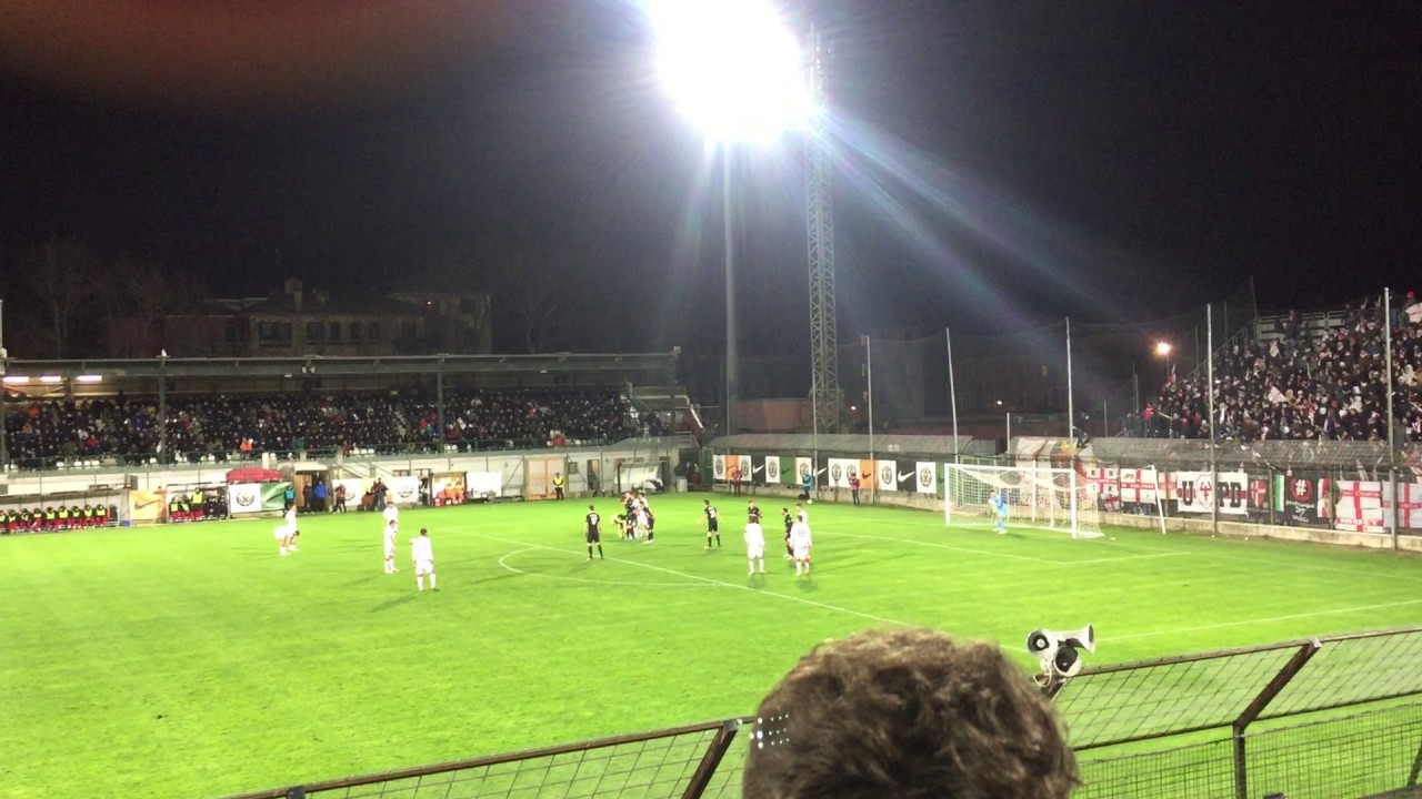 VENEZIA - PADOVA 2016 GOL DETTORI ED ESULTANZA TRIBUNA FATTORI