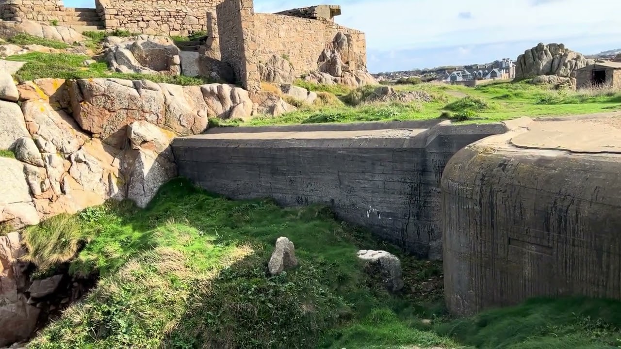Exploring Grandes Rocques Bay : Historic Fortifications & German Defenses (Raw Footage)