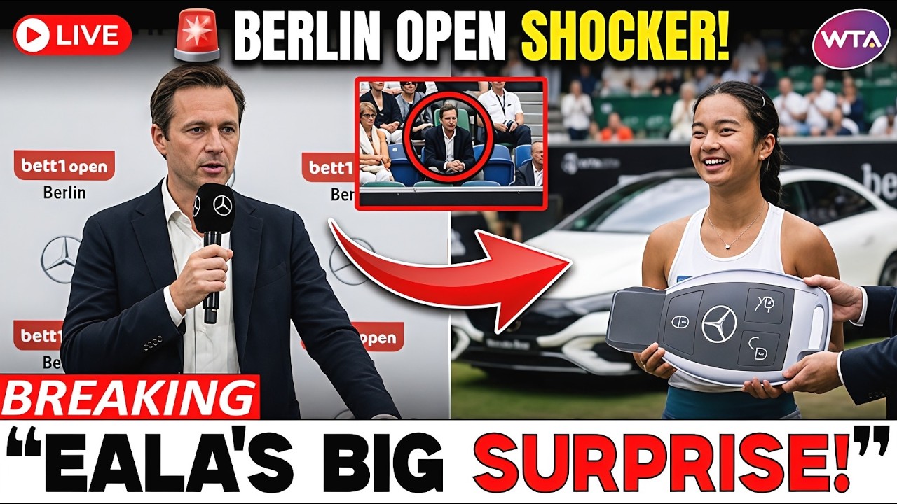 Alex Eala STUNNED After Unexpected Gift From Mercedes-Benz Boss in Germany!