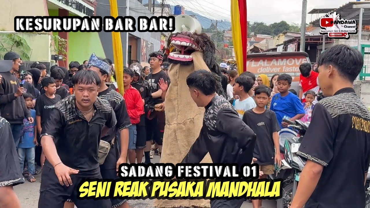 Banyak yang kesurupan Ngamuk BarBar! Seni Reak Pusaka Mandhala Sadang