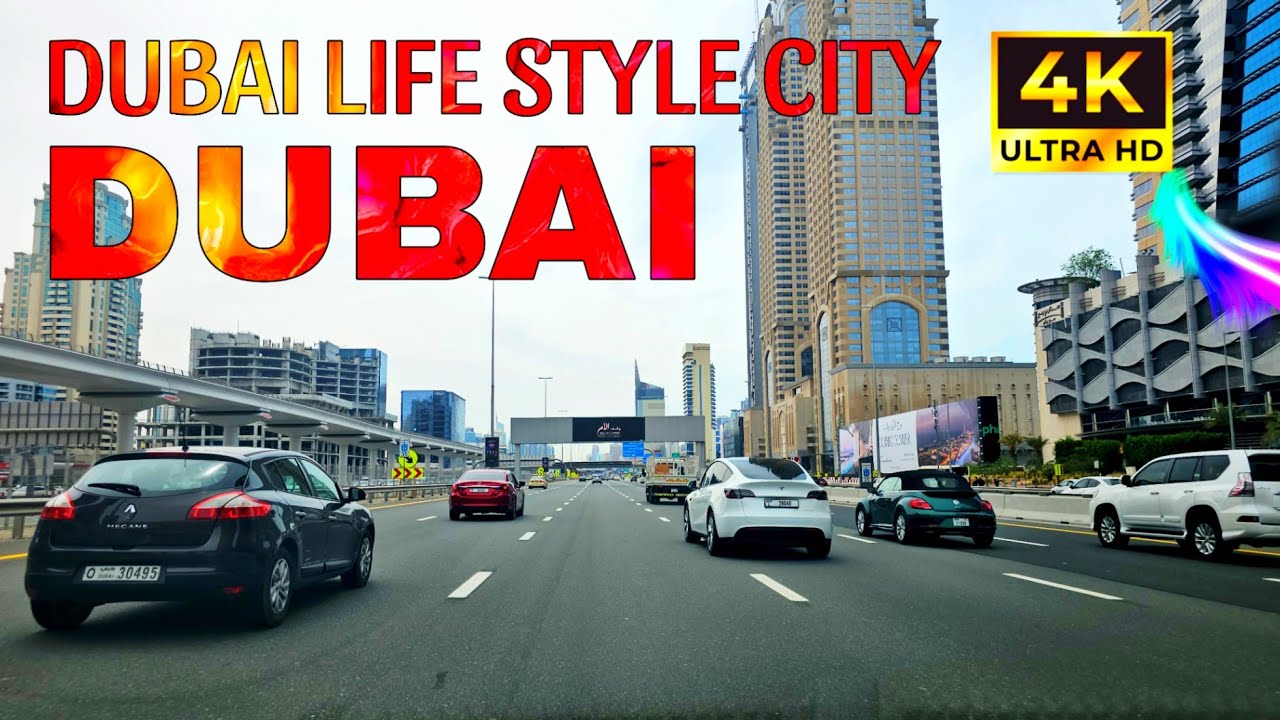 Thrilling Dubai LifeStyle City to Ain Road Drive 4K HDR