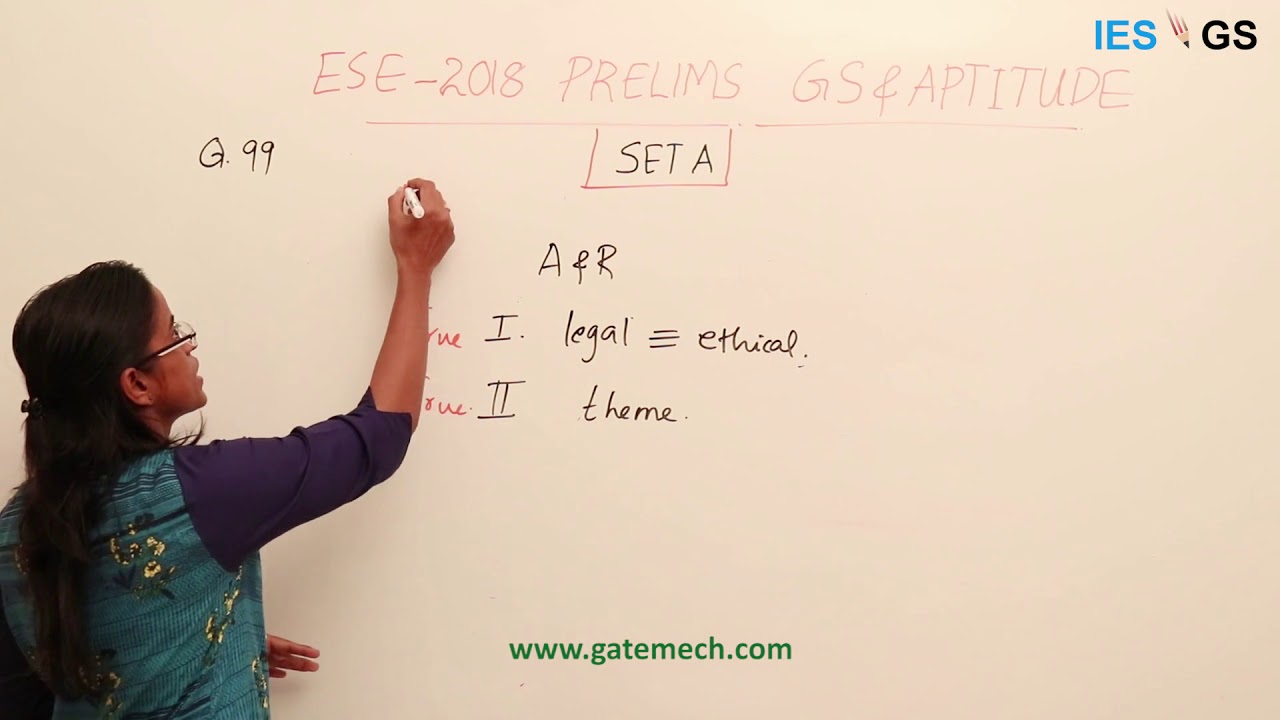 Solutions of ESE 2018 Prelims GS&Aptitude Paper: Questions 90,97,98,99 of SET A