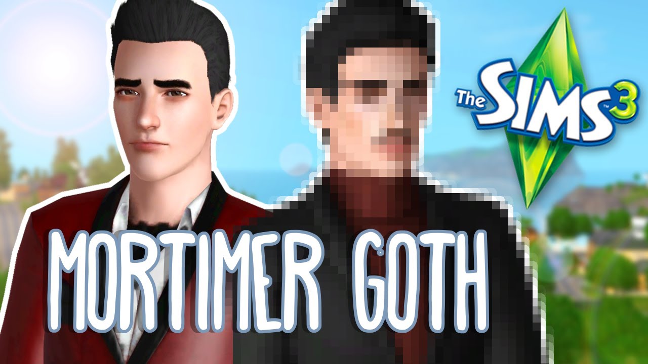 HOT MORTIMER GOTH 🥀 || THE SIMS 3: CREATE A SIM