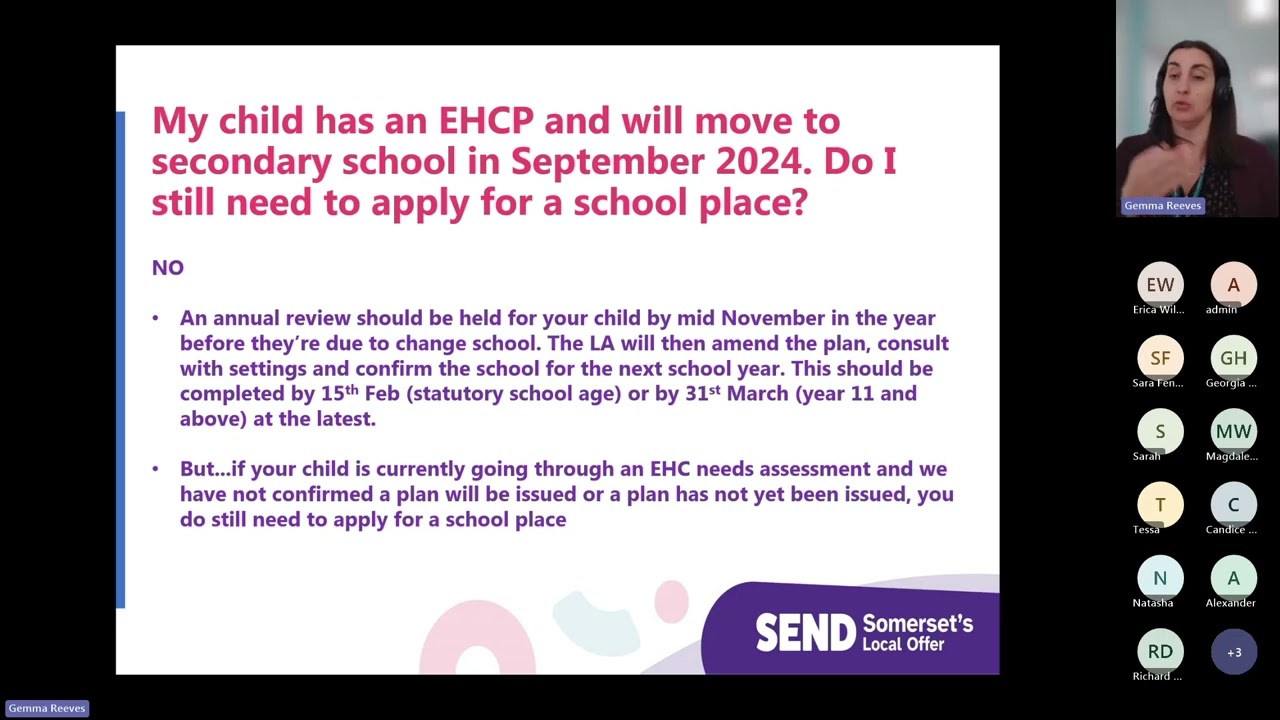 Education Health and Care Plans (EHCP) myth busting and information session