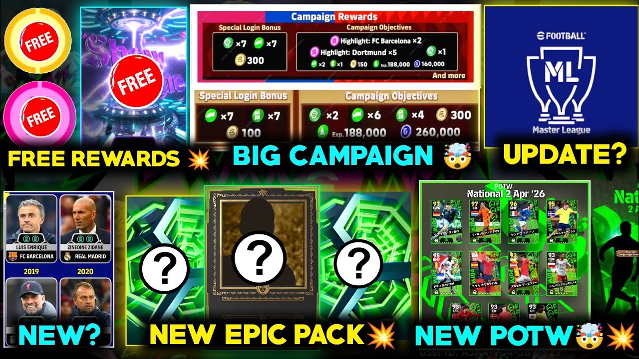 Big campaign coming tomorrow 🤯 | Free show time + coins | New epic pack🔥 | update? | Master league?