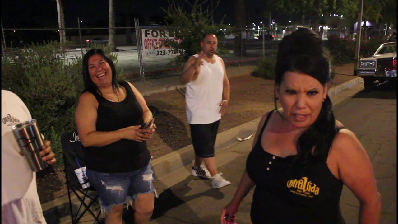 Lowriders On Grand Ave. Arizona Cruise Aug 2019