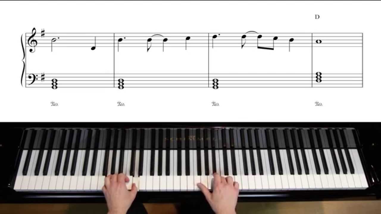 Songs spielen nach Akkordsymbolen / Playing Songs from a lead sheet, Piano Tutorial 1 by M. Gundlach