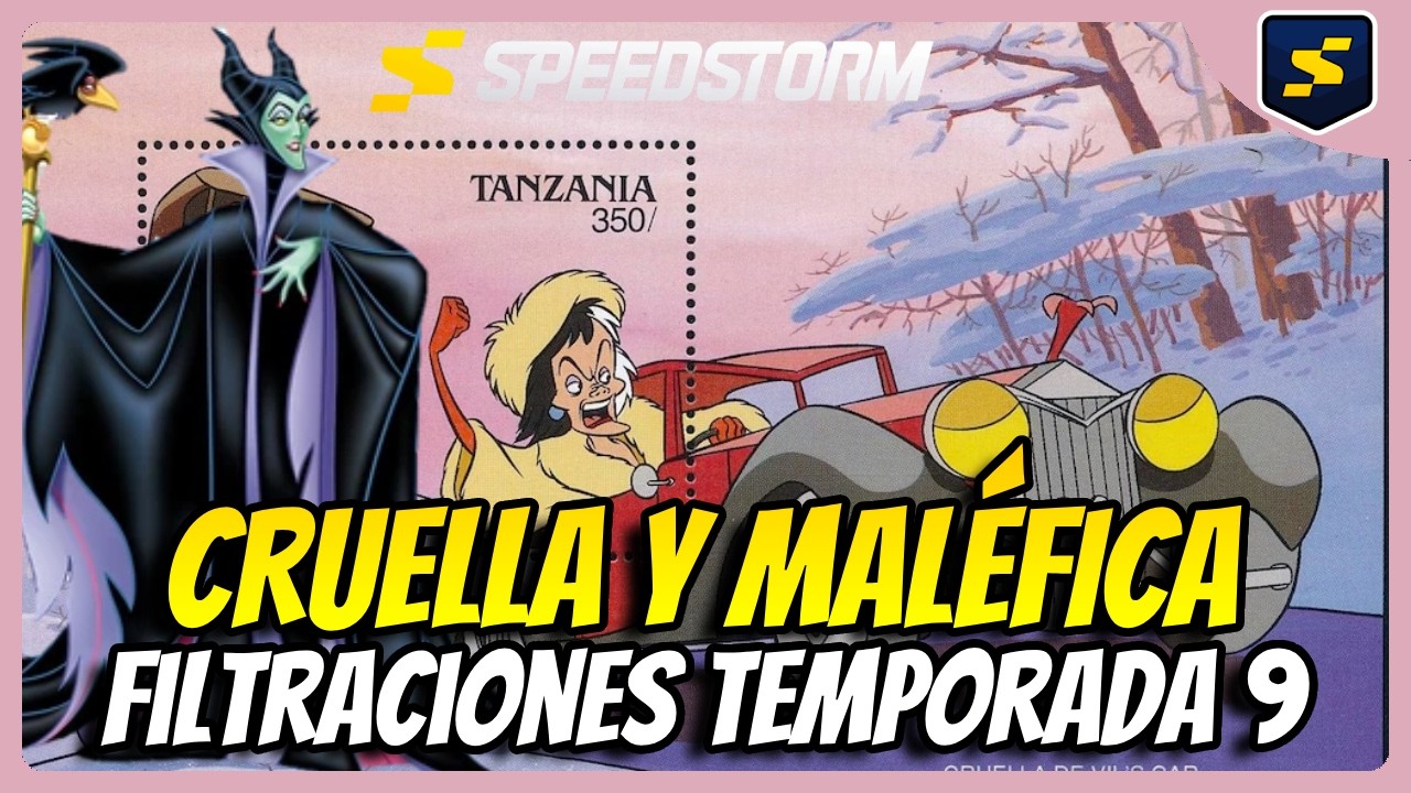 ¡ CRUELLA y MALÉFICA !! Filtración para la Temporada 9  🏆 Disney Speedstorm