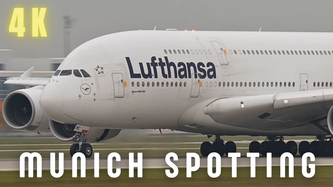 LIVE 4K Munich Airport Spotting MUC, 12.10.25