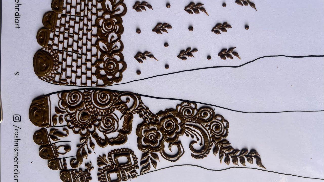 Simpal and very easy foot 🦶 mehndi design beautiful work new foot mehndi @Hidaartist 