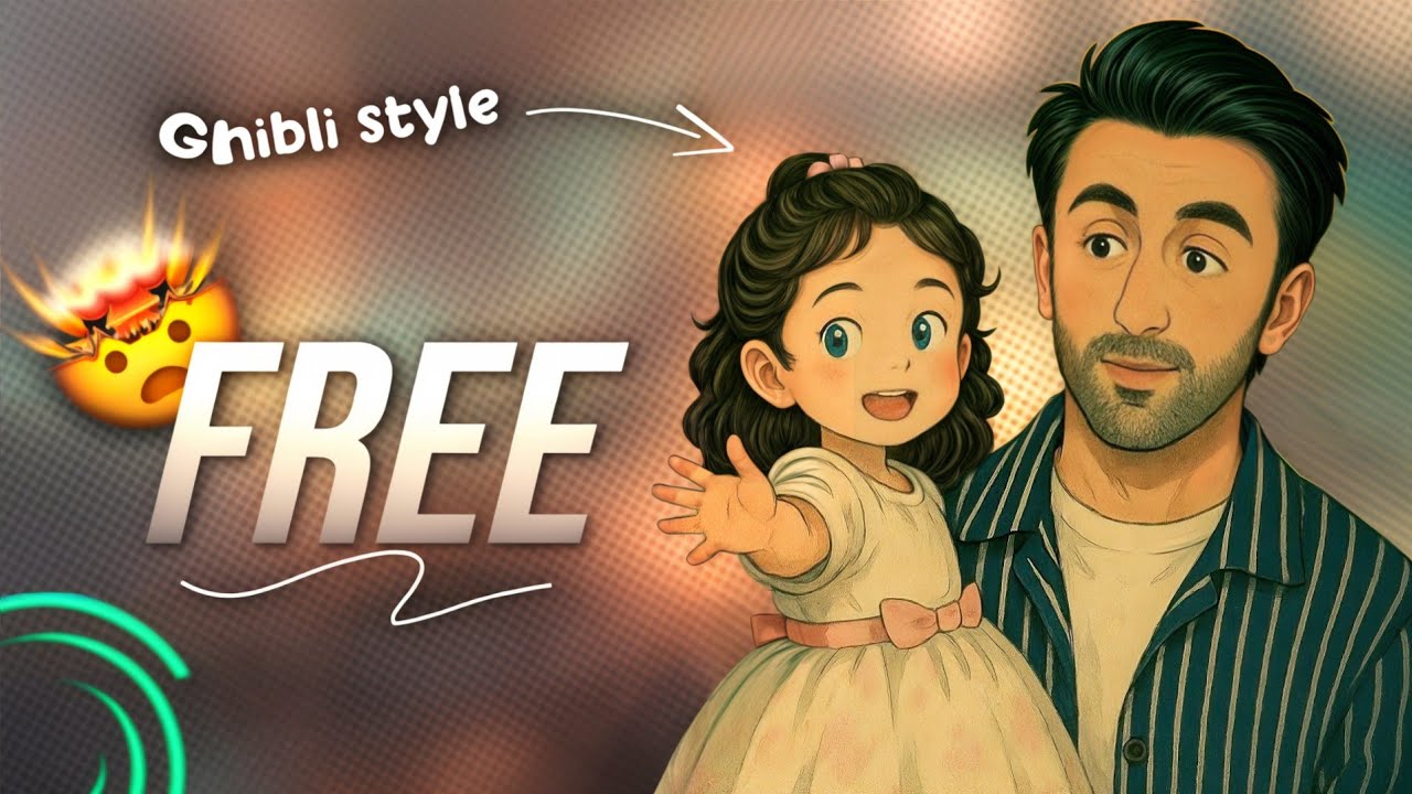 Best FREE AI Tool to Make Ghibli-Style Art in Seconds! #ghibli