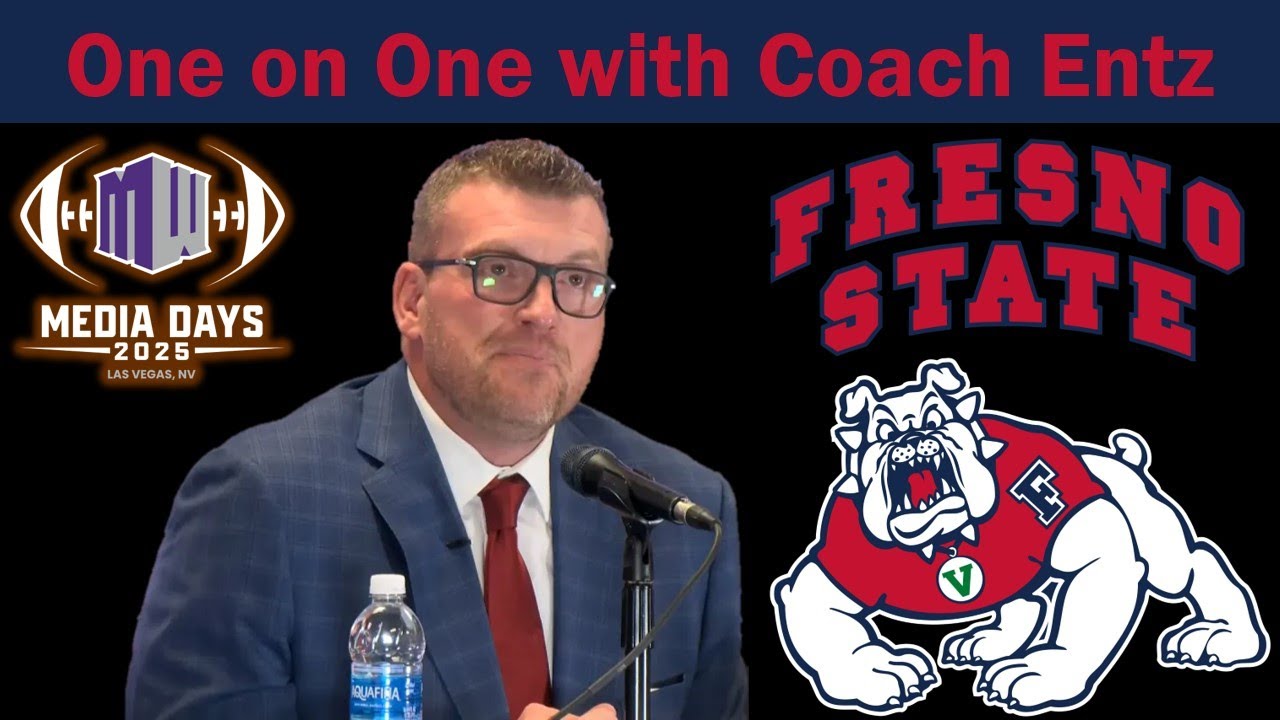 One on One with Fresno State Head Coach Entz Talking Bulldog Football at Mountain West Media Days