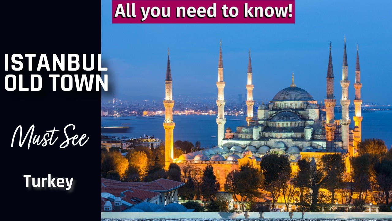 [4k] Istanbul Old Town Tour | Sultanahmet District Tour | Blue Mosque & Hagia Sophia & Grand Barzar