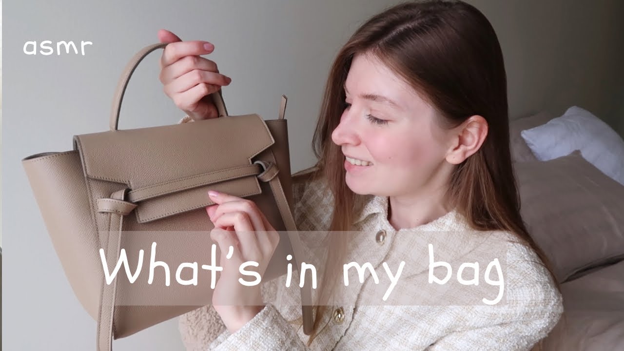 ASMR suomi - MITÄ ON MINUN LAUKUSSA? What's in my university bag - Что в моей сумке АСМР esittely