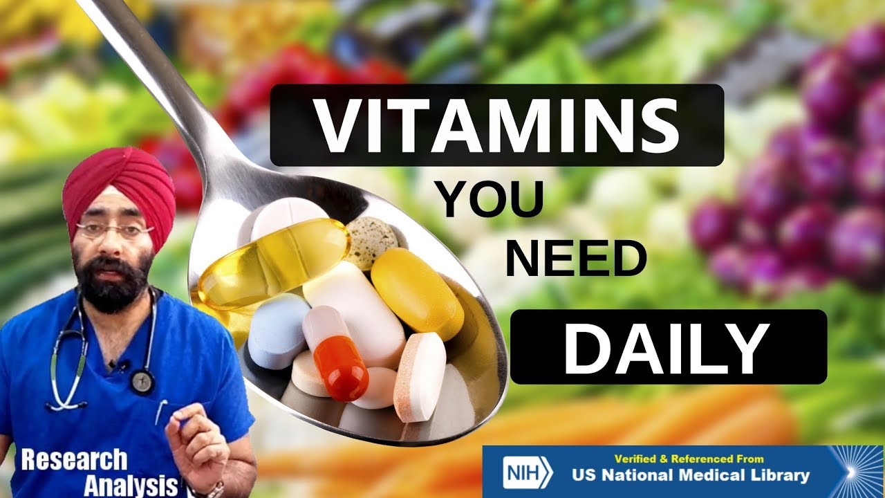 What VITAMINS do you Need Daily - fat soluble vs water soluble | Dr.Education (Hindi - Eng Subs)