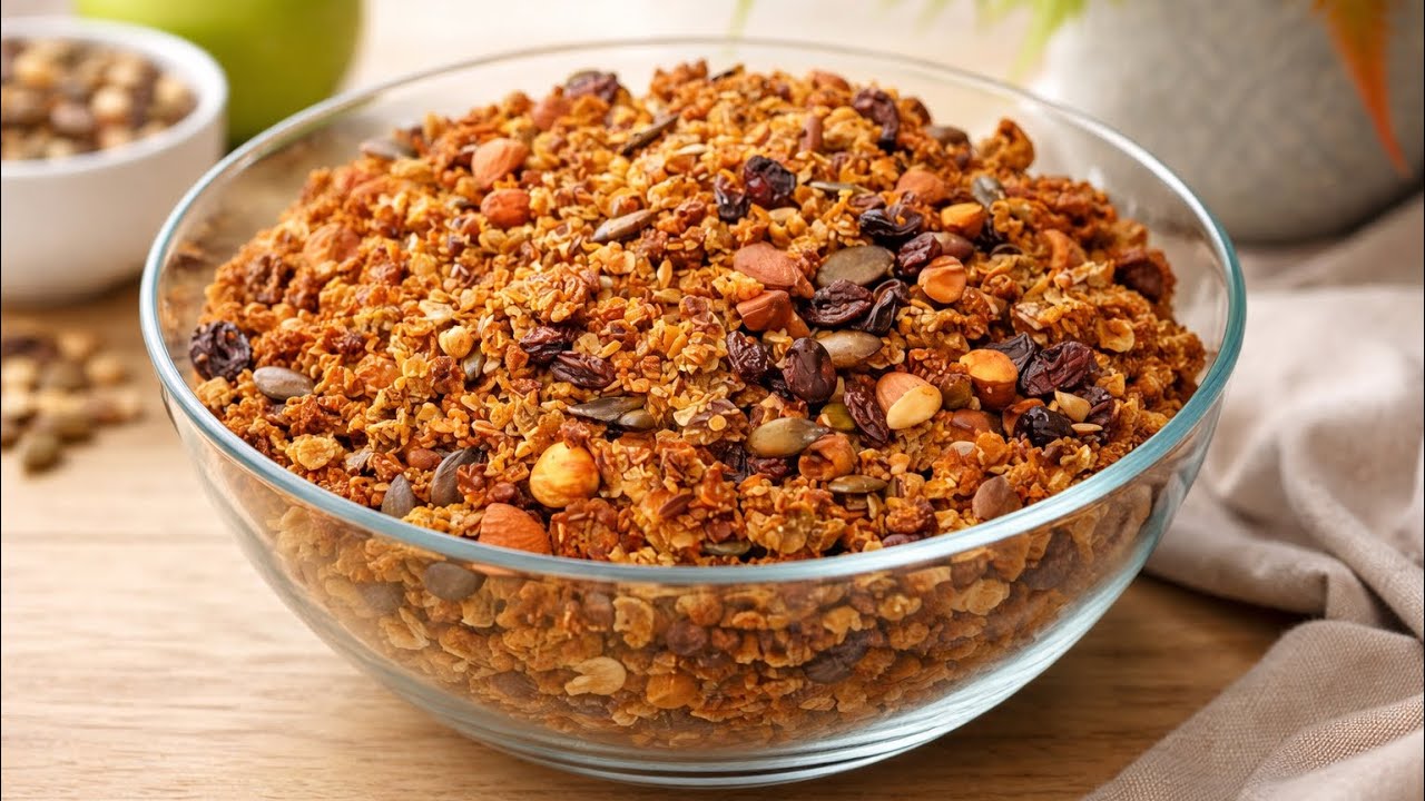 This recipe is ￼why I’ll Never Buy Store-Bought Granola Again | HOMEMADE HEALTHY APPLE GRANOLA