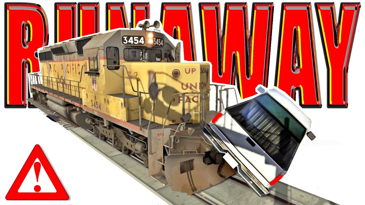 RUNAWAY UNION PACIFIC LOCOMOTIVE 2! ⚠️