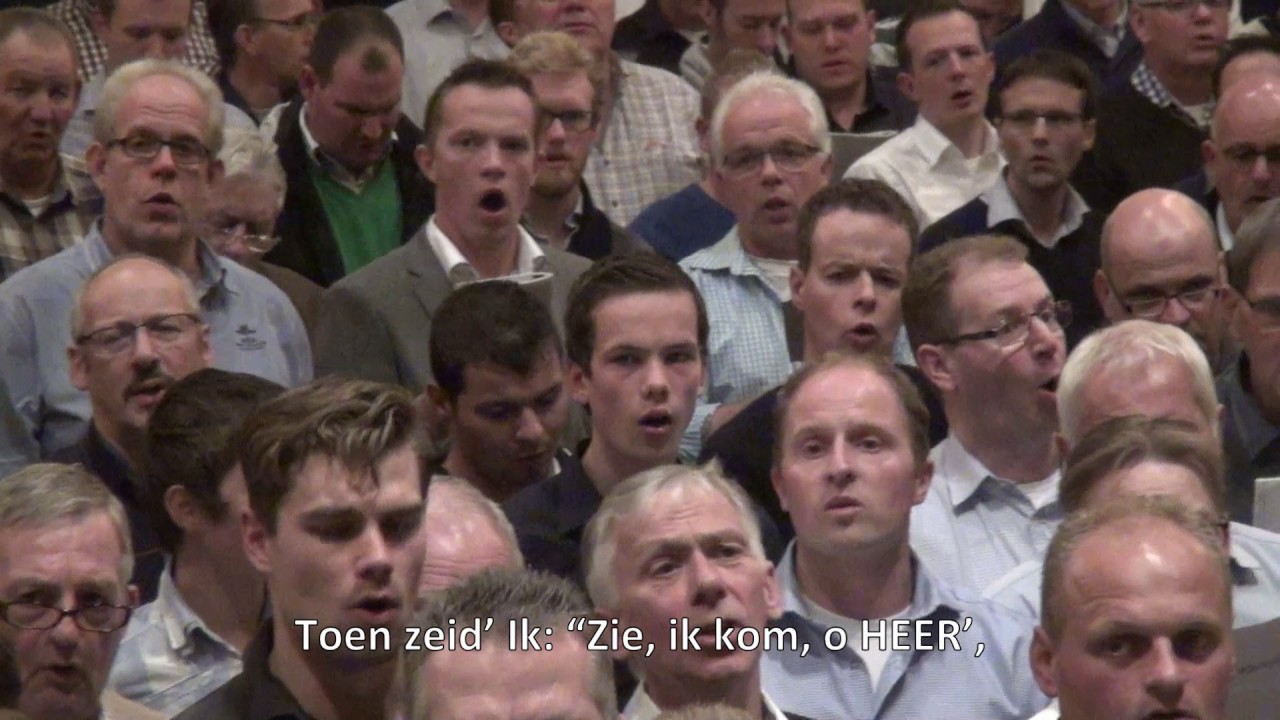 Mannenzang Nieuwe Kerk Katwijk - Psalm 40 vers 3, 4 en 8