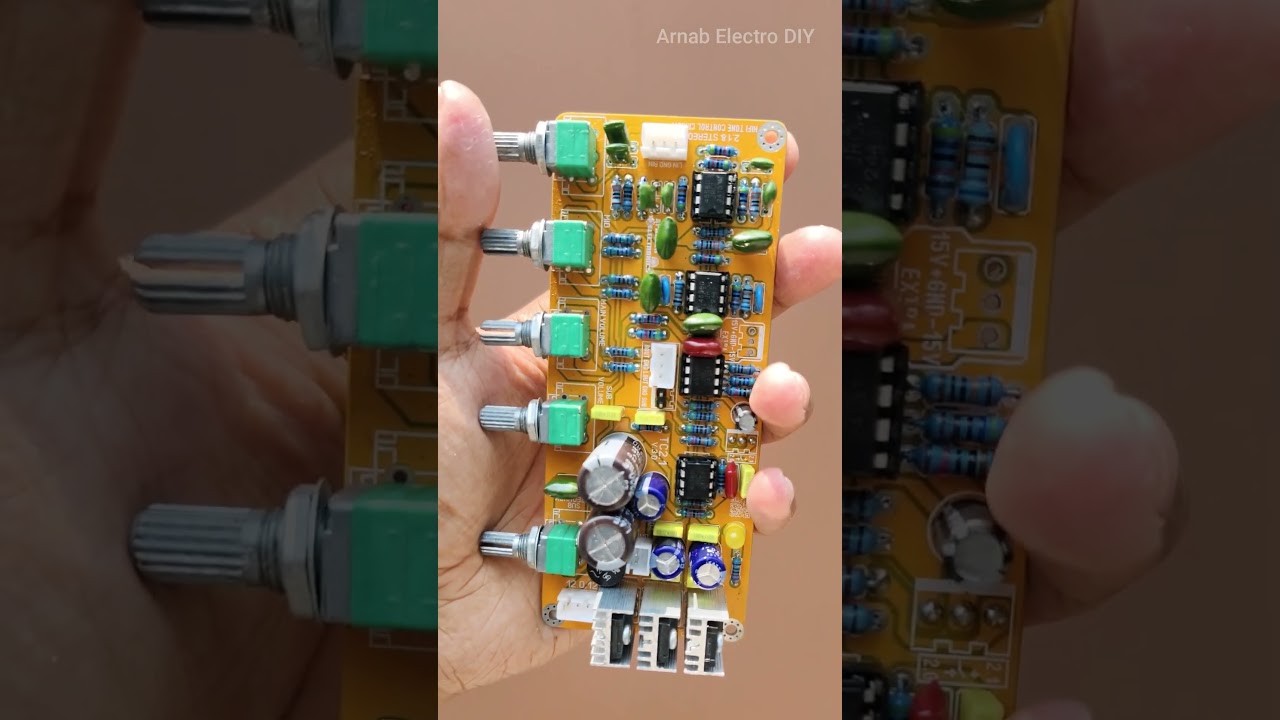 High Quality 2.1 Preamp / Bass Treble Controller 