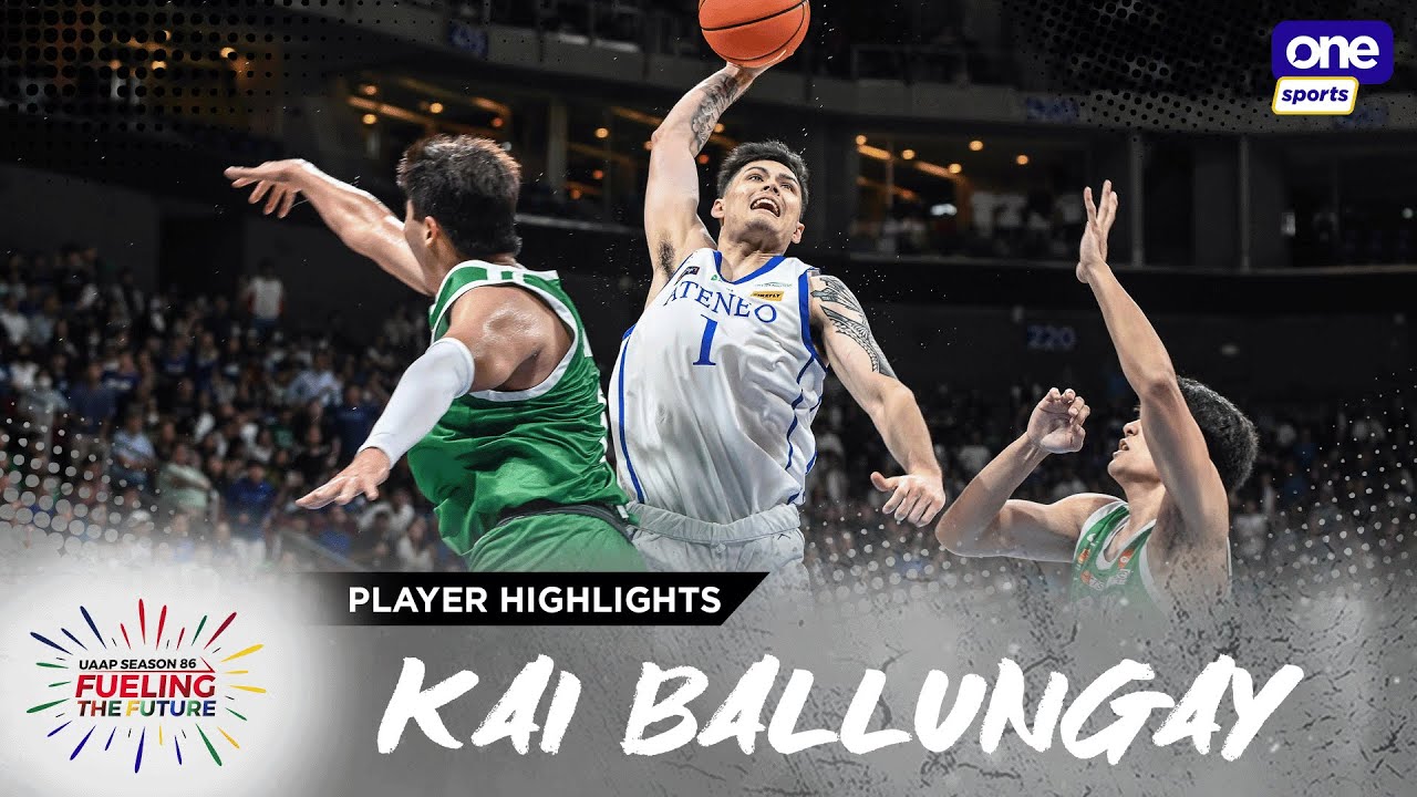 Kai Ballungay 18-16 double-double vs. La Salle | UAAP Season 86 Men's Basketball