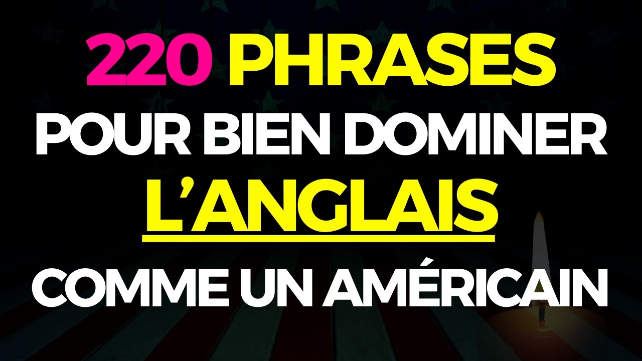 ✅Apprenez à faire des phrases très simples en anglais et à les prononcer correctement✅