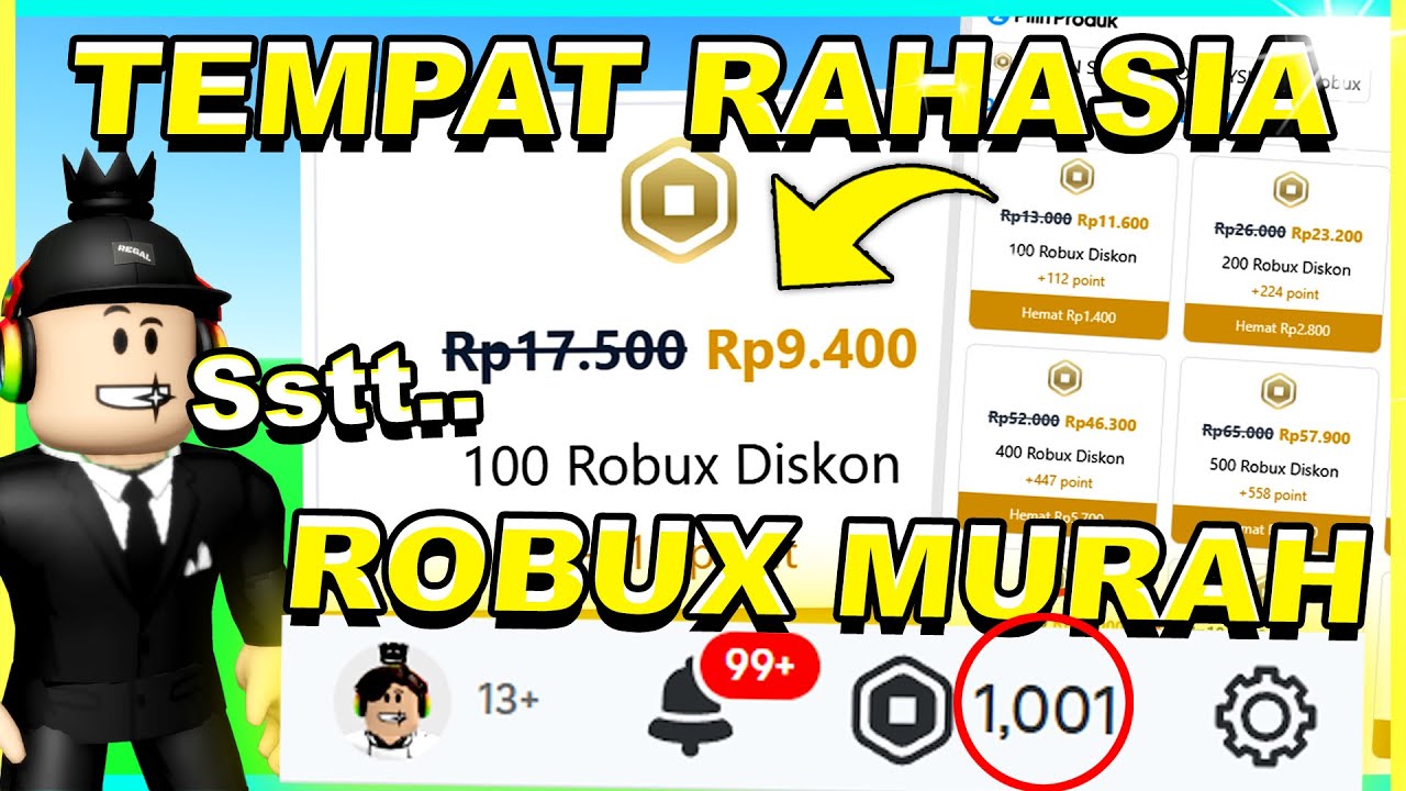 CARA BELI ROBUX TERMURAH, AMAN & TERPERCAYA TERBARU 2024!! (ZEDDATOPUP.COM)