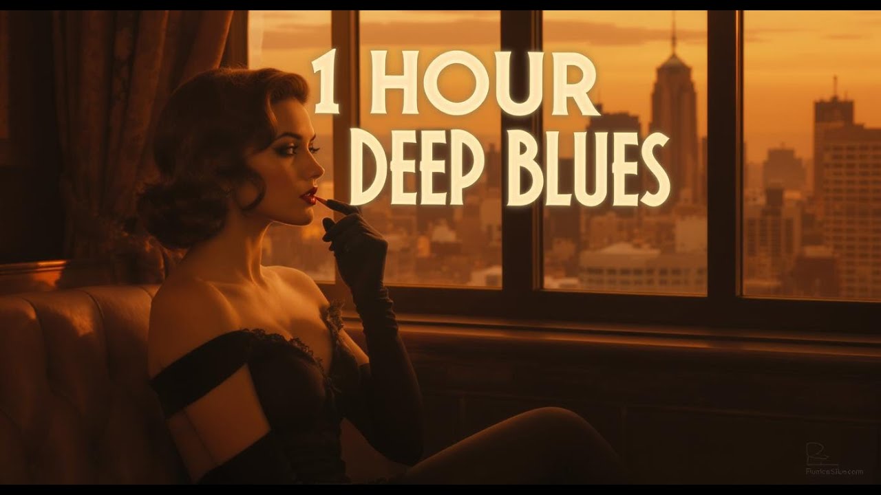 1 Hour Deep Blues – Female Singer, Guitar Blues, Late Night Mood