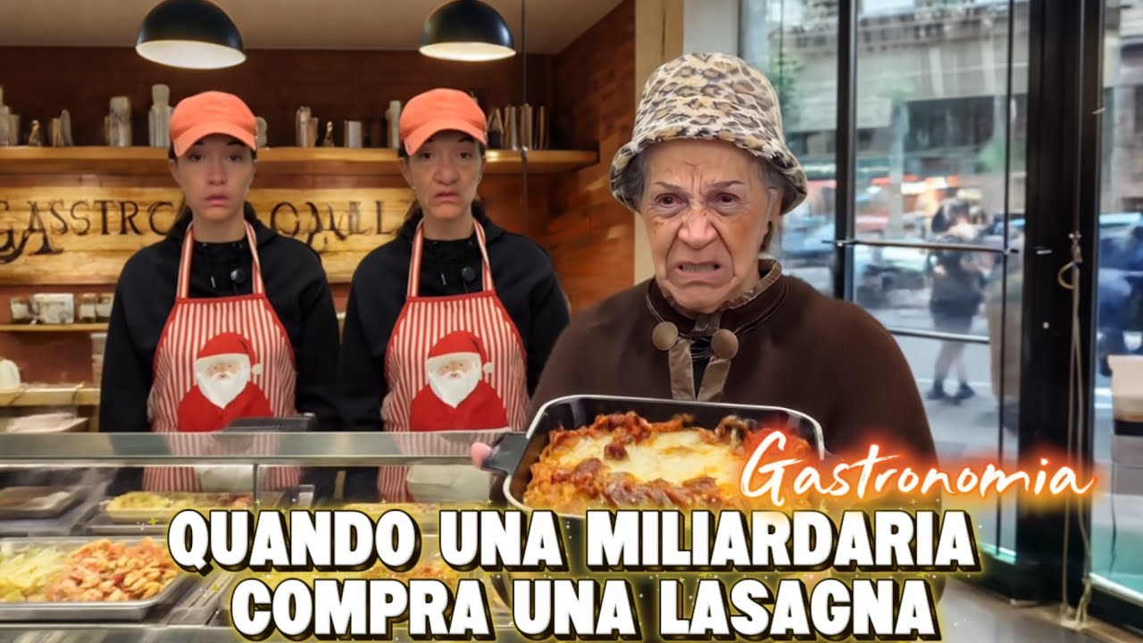 🫣Quando una miliardaria compra una lasagna