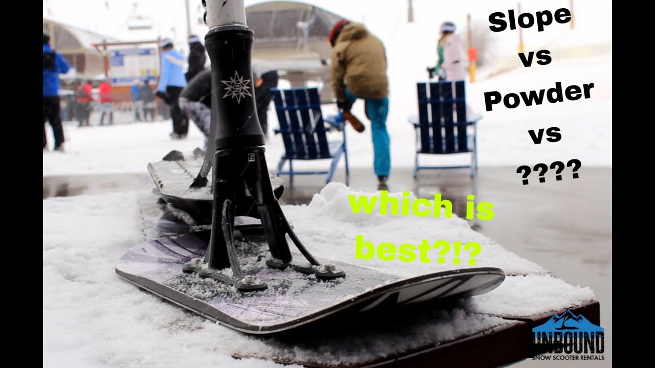 Eretic snow scooters: an introduction and model comparison